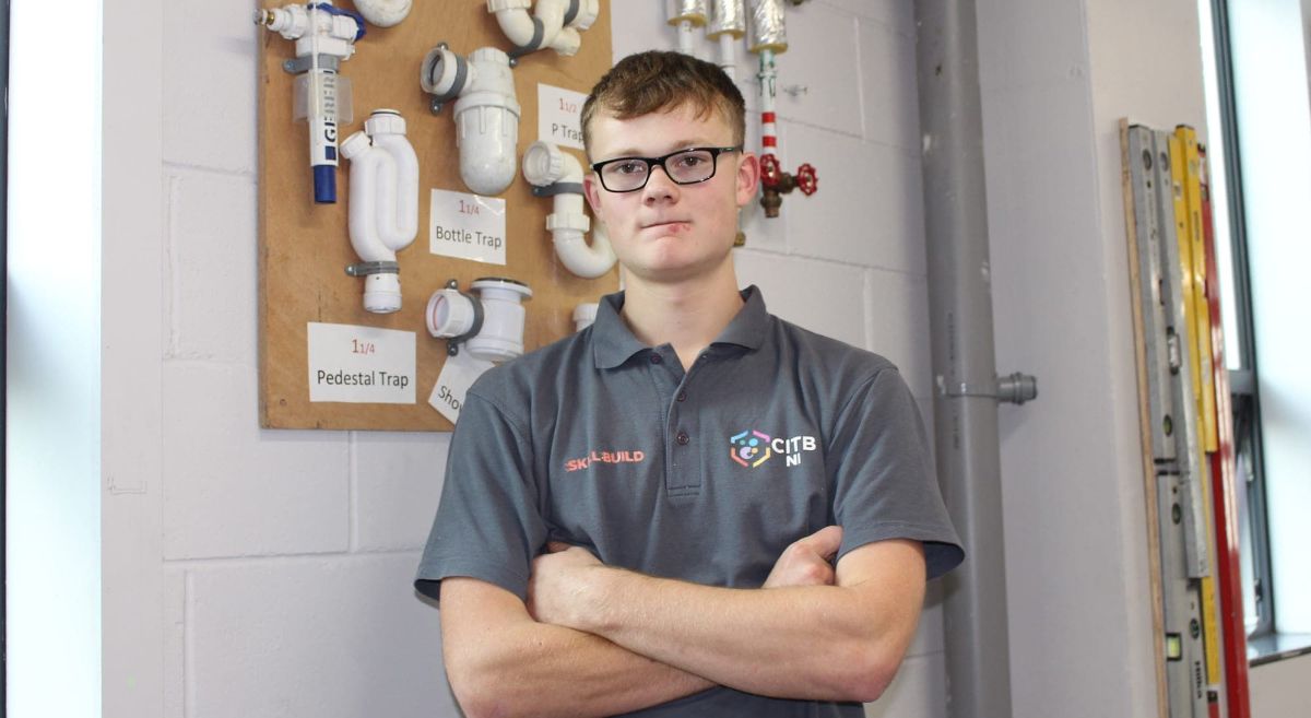 Andrew Reain WorldSkillsUK Plumbing Competition Finalist